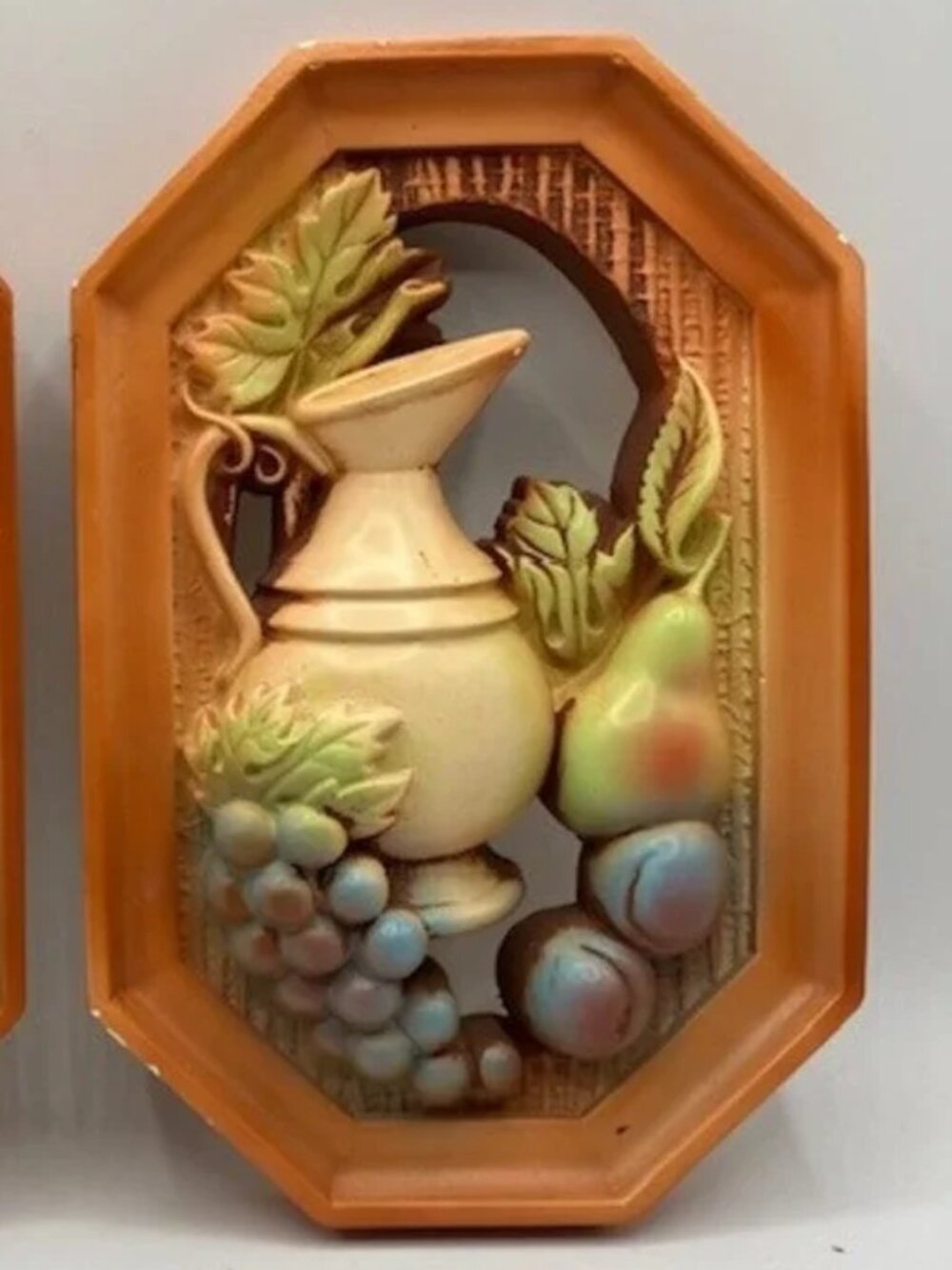 Miller Studio Chalkware Plaques Fruit‎ & Urn